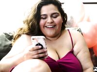 Nasty BBW Karla Lane Fucks Her Man With A Strap-on Dildo