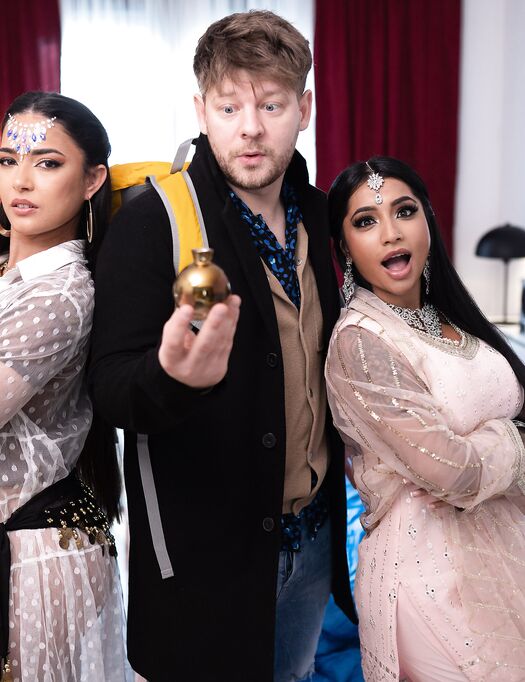 Exotic Sluts Yasmina Khan And Nuria Milan Share Rock Hard Cock photos (Nuria Millan)