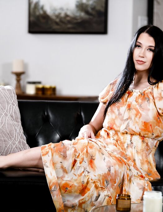 Alison Rey And Alex Coal Licking Passionately On The Couch