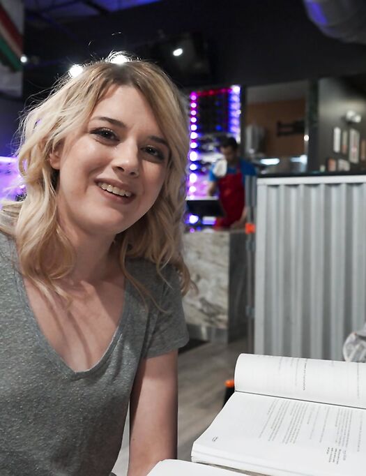 Dez Hansen Sucks Big Black Cock And Gets Fucked In The Restrooms